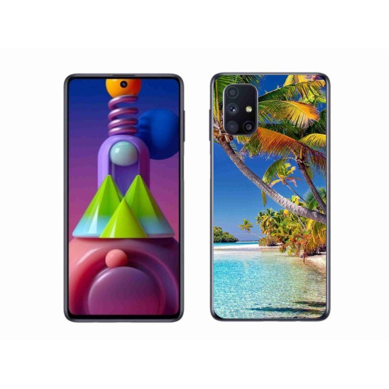 Gelový obal mmCase na mobil Samsung Galaxy M51 - mořská pláž
