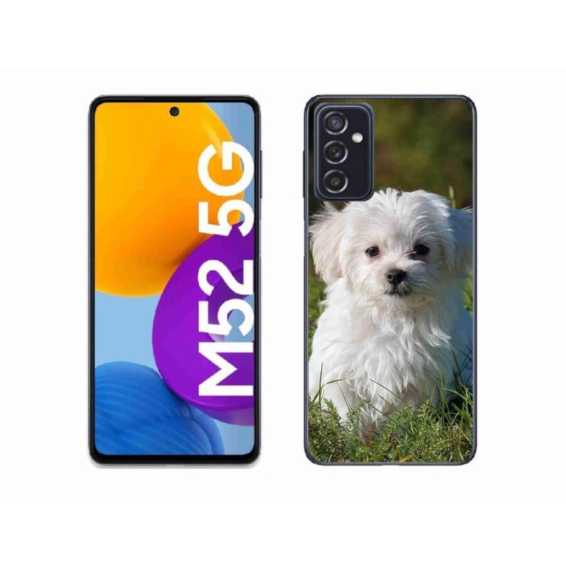 Gelový obal mmCase na mobil Samsung Galaxy M52 5G - bišonek