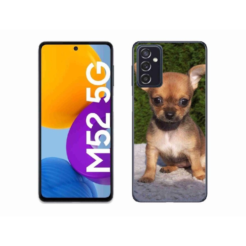 Gelový obal mmCase na mobil Samsung Galaxy M52 5G - čivava 3