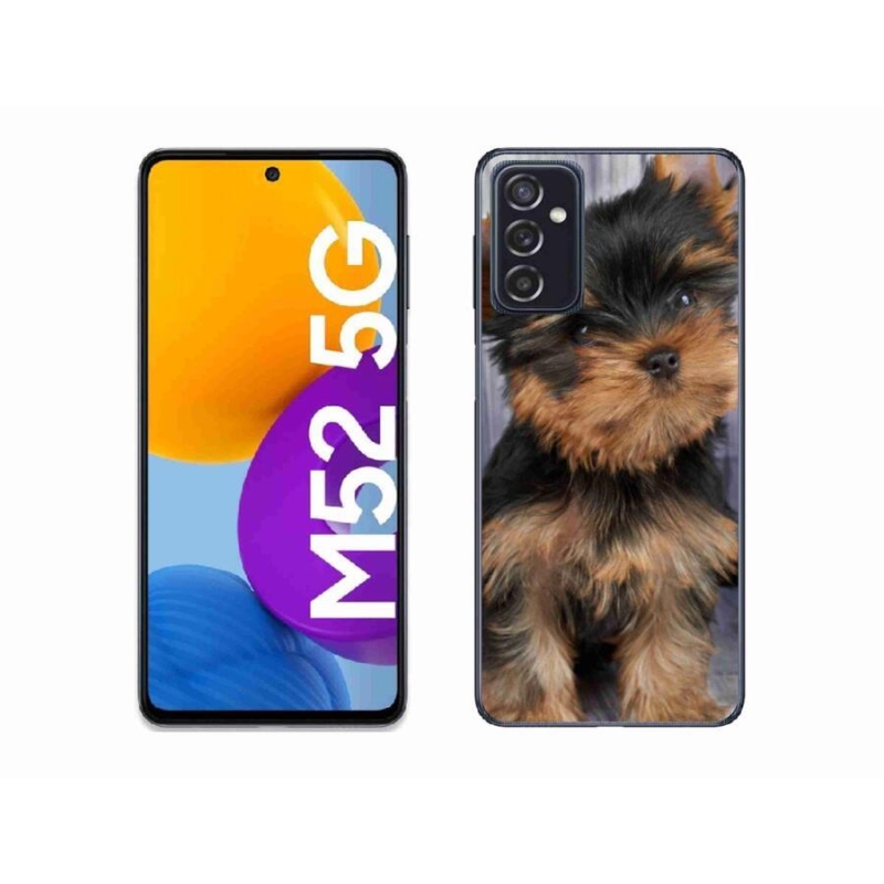 Gelový obal mmCase na mobil Samsung Galaxy M52 5G - jorkšír 9
