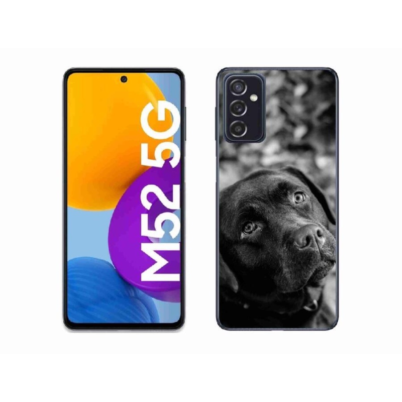 Gelový obal mmCase na mobil Samsung Galaxy M52 5G - labrador
