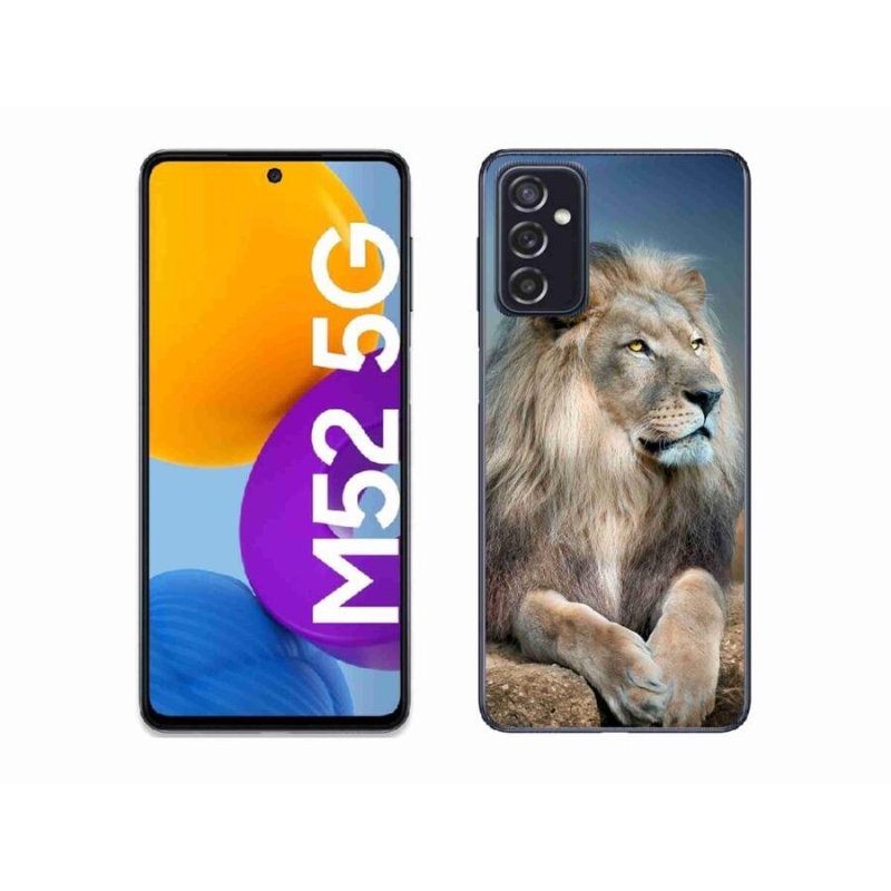 Gelový obal mmCase na mobil Samsung Galaxy M52 5G - lev 1
