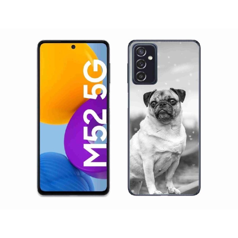 Gelový obal mmCase na mobil Samsung Galaxy M52 5G - mops