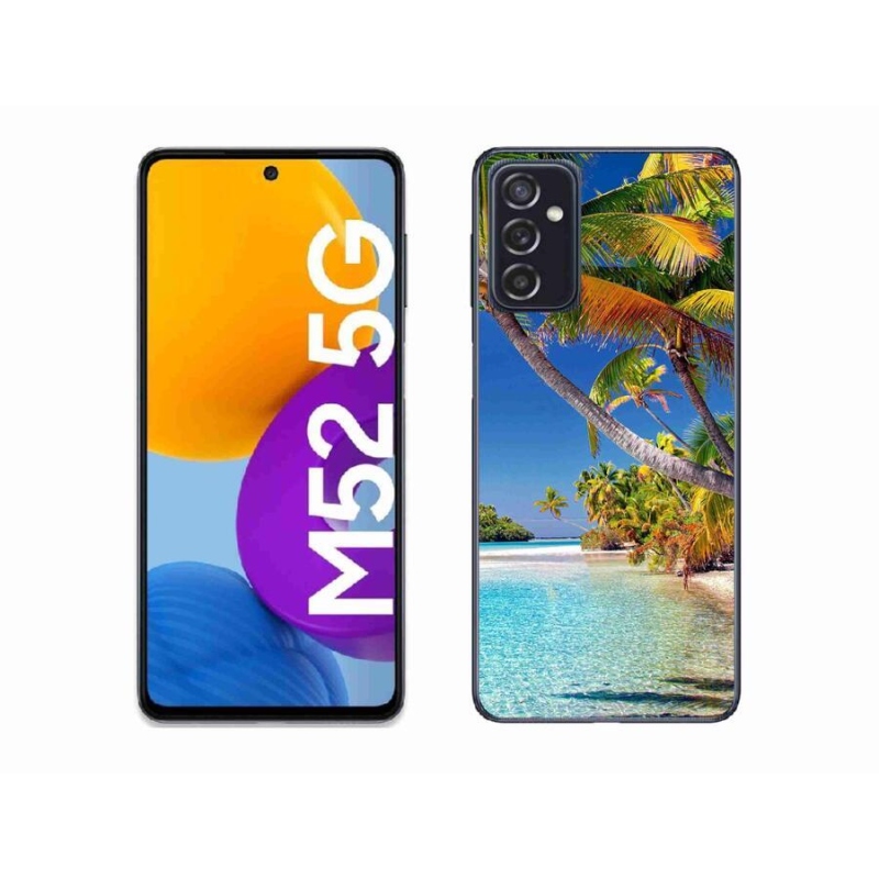 Gelový obal mmCase na mobil Samsung Galaxy M52 5G - mořská pláž