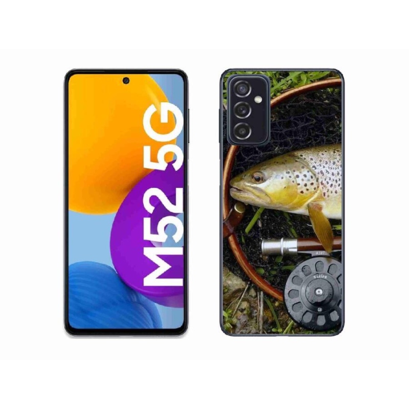 Gelový obal mmCase na mobil Samsung Galaxy M52 5G - pstruh 2