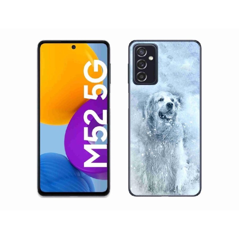 Gelový obal mmCase na mobil Samsung Galaxy M52 5G - retrívr
