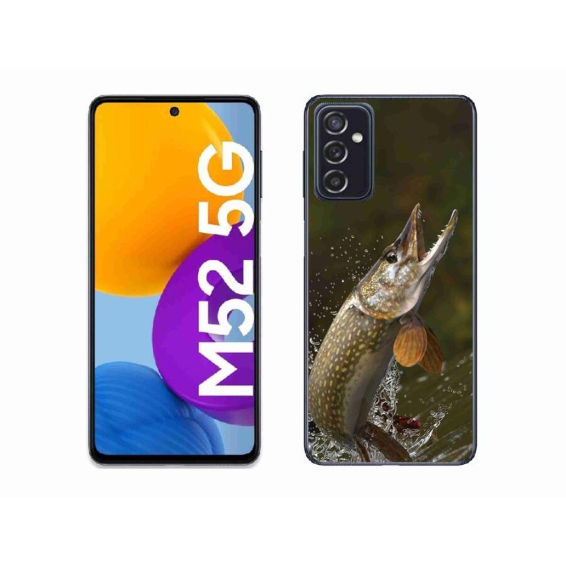 Gelový obal mmCase na mobil Samsung Galaxy M52 5G - štika