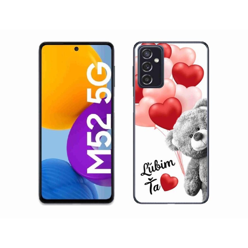 Gelový obal mmCase na mobil Samsung Galaxy M52 5G - ľúbim ťa sk
