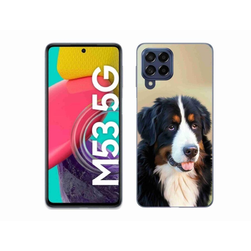 Gelový obal mmCase na mobil Samsung Galaxy M53 5G - bernský salašnický pes