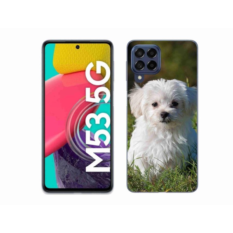 Gelový obal mmCase na mobil Samsung Galaxy M53 5G - bišonek