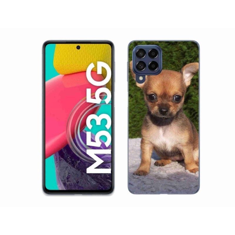 Gelový obal mmCase na mobil Samsung Galaxy M53 5G - čivava 3