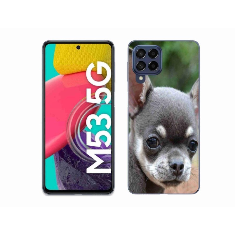 Gelový obal mmCase na mobil Samsung Galaxy M53 5G - čivava