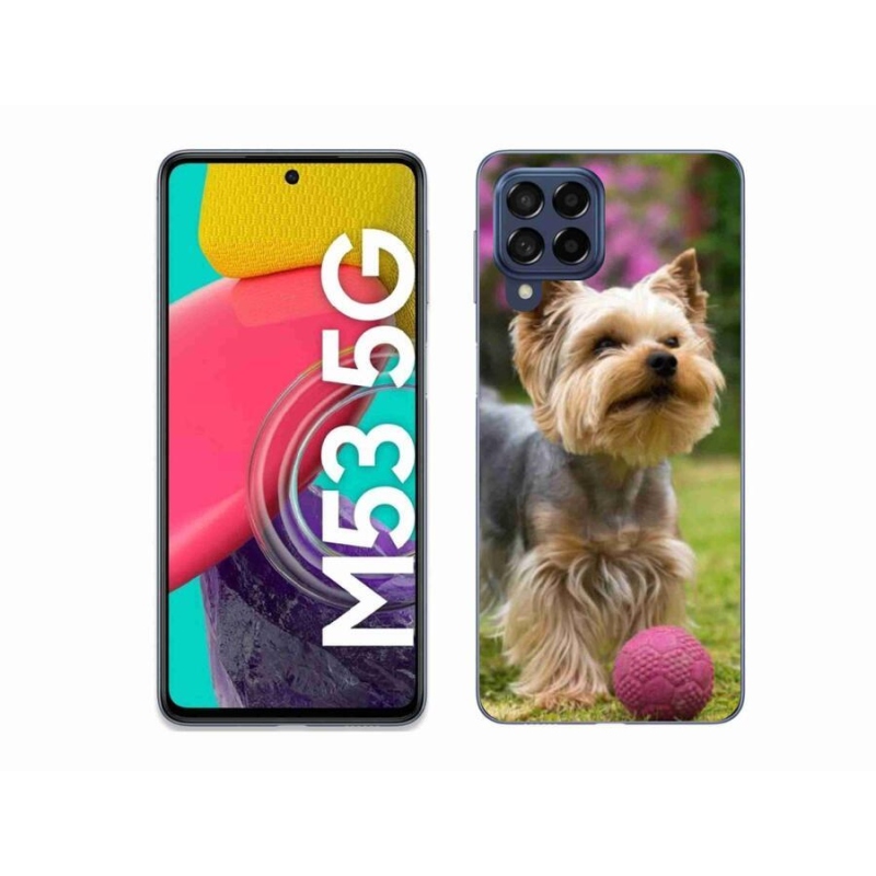 Gelový obal mmCase na mobil Samsung Galaxy M53 5G - jorkšír 4