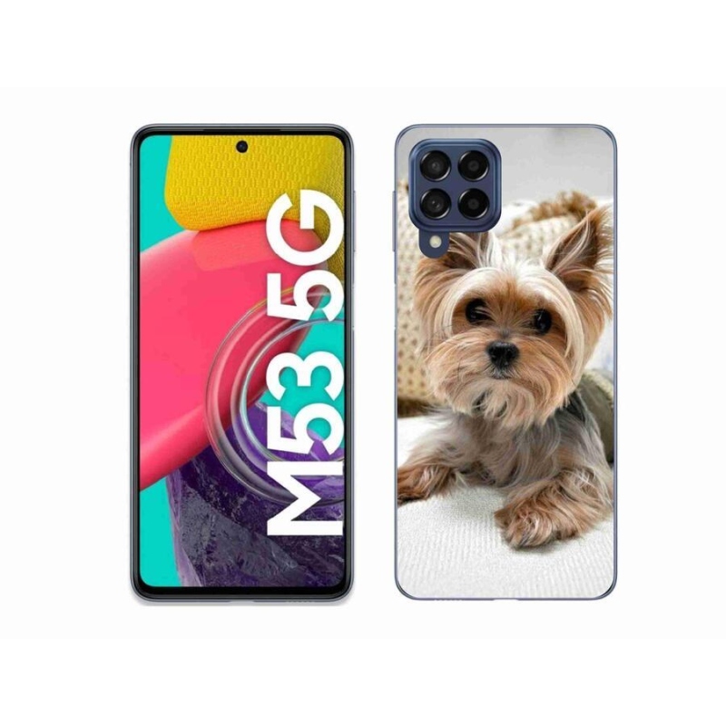 Gelový obal mmCase na mobil Samsung Galaxy M53 5G - jorkšír 5