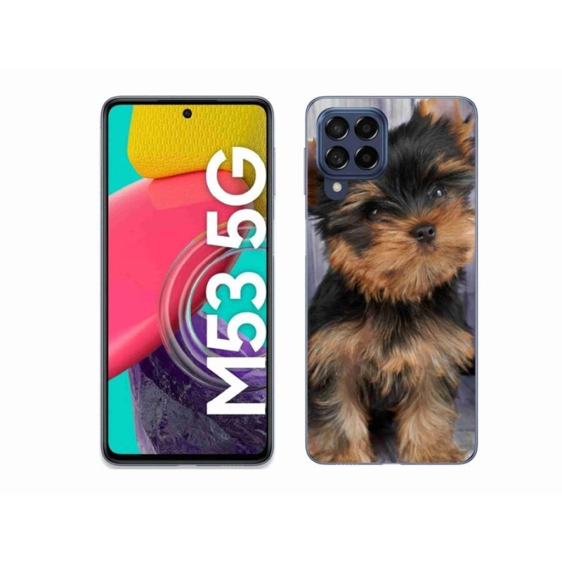 Gelový obal mmCase na mobil Samsung Galaxy M53 5G - jorkšír 9