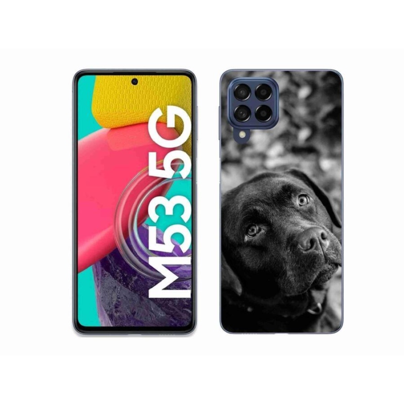 Gelový obal mmCase na mobil Samsung Galaxy M53 5G - labrador