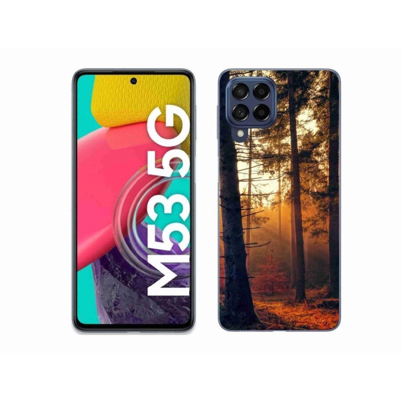 Gelový obal mmCase na mobil Samsung Galaxy M53 5G - les
