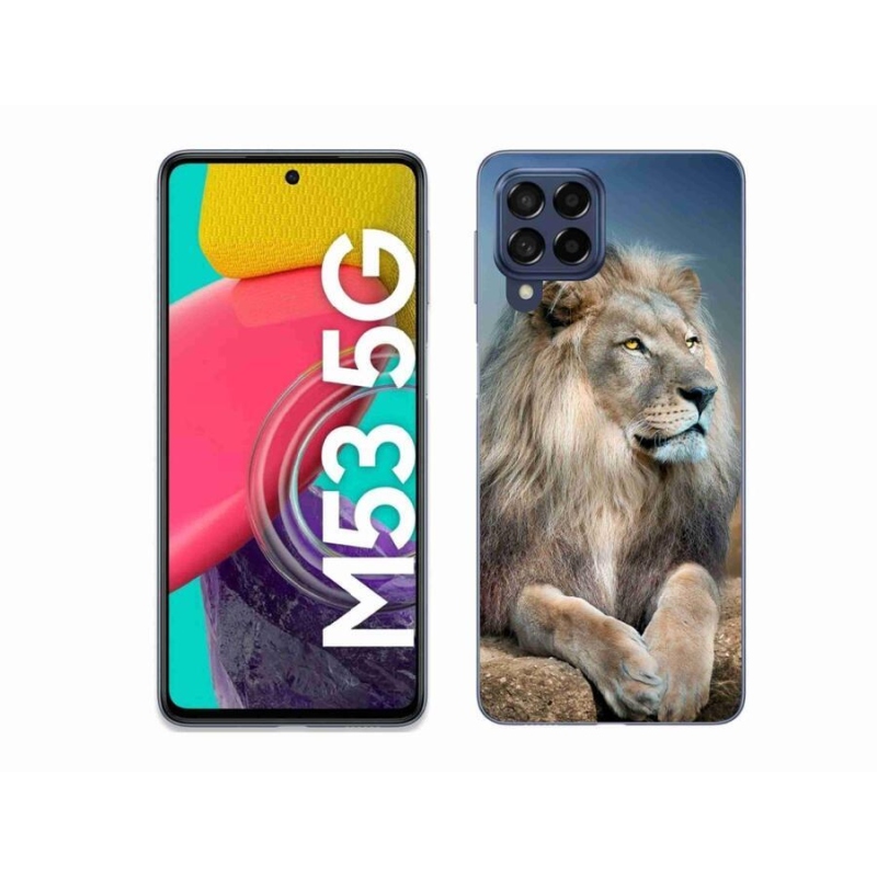 Gelový obal mmCase na mobil Samsung Galaxy M53 5G - lev 1