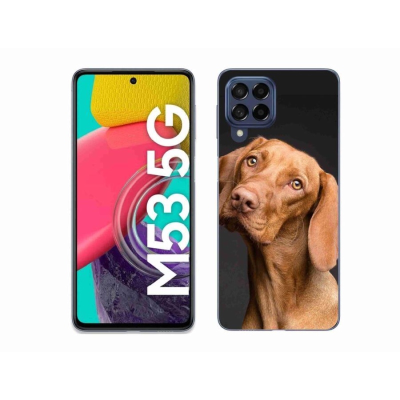 Gelový obal mmCase na mobil Samsung Galaxy M53 5G - maďarský ohař