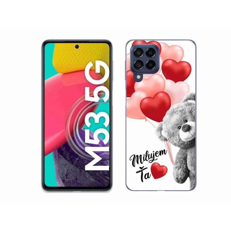 Gelový obal mmCase na mobil Samsung Galaxy M53 5G - milujem Ťa sk