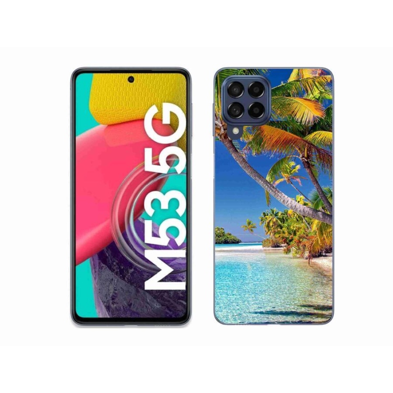 Gelový obal mmCase na mobil Samsung Galaxy M53 5G - mořská pláž