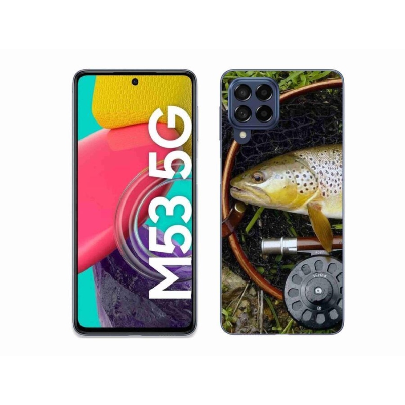 Gelový obal mmCase na mobil Samsung Galaxy M53 5G - pstruh 2