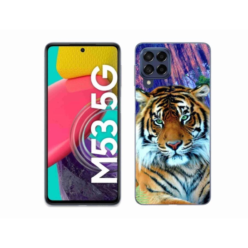 Gelový obal mmCase na mobil Samsung Galaxy M53 5G - tygr