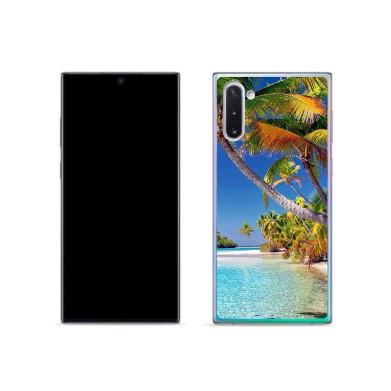 Gelový obal mmCase na mobil Samsung Galaxy Note 10 - mořská pláž