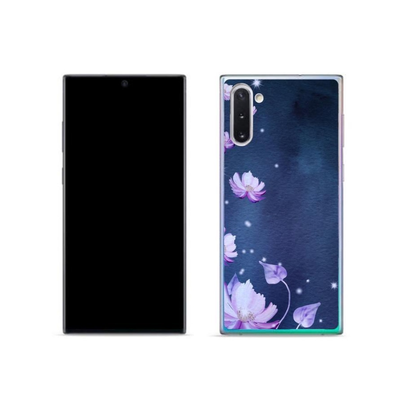 Gelový obal mmCase na mobil Samsung Galaxy Note 10 - padající květy