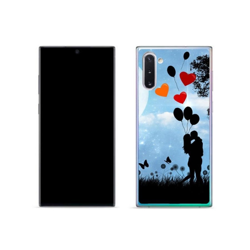 Gelový obal mmCase na mobil Samsung Galaxy Note 10 - zamilovaný pár