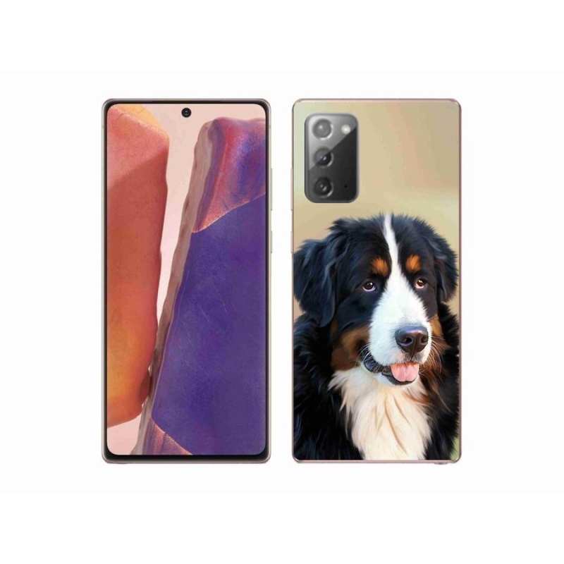 Gelový obal mmCase na mobil Samsung Galaxy Note 20/Note 20 5G - bernský salašnický pes