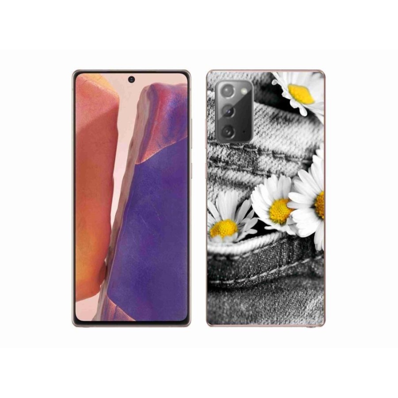 Gelový obal mmCase na mobil Samsung Galaxy Note 20/Note 20 5G - kopretiny