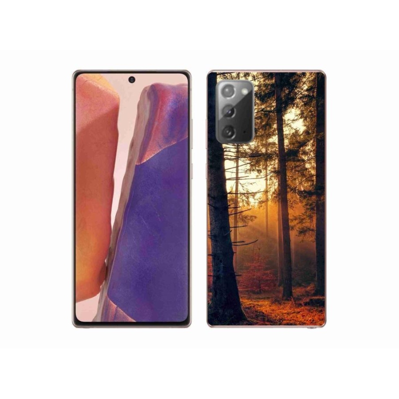 Gelový obal mmCase na mobil Samsung Galaxy Note 20/Note 20 5G - les