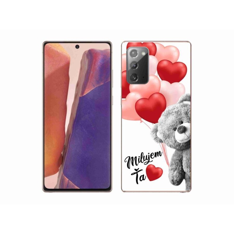 Gelový obal mmCase na mobil Samsung Galaxy Note 20/Note 20 5G - milujem Ťa sk