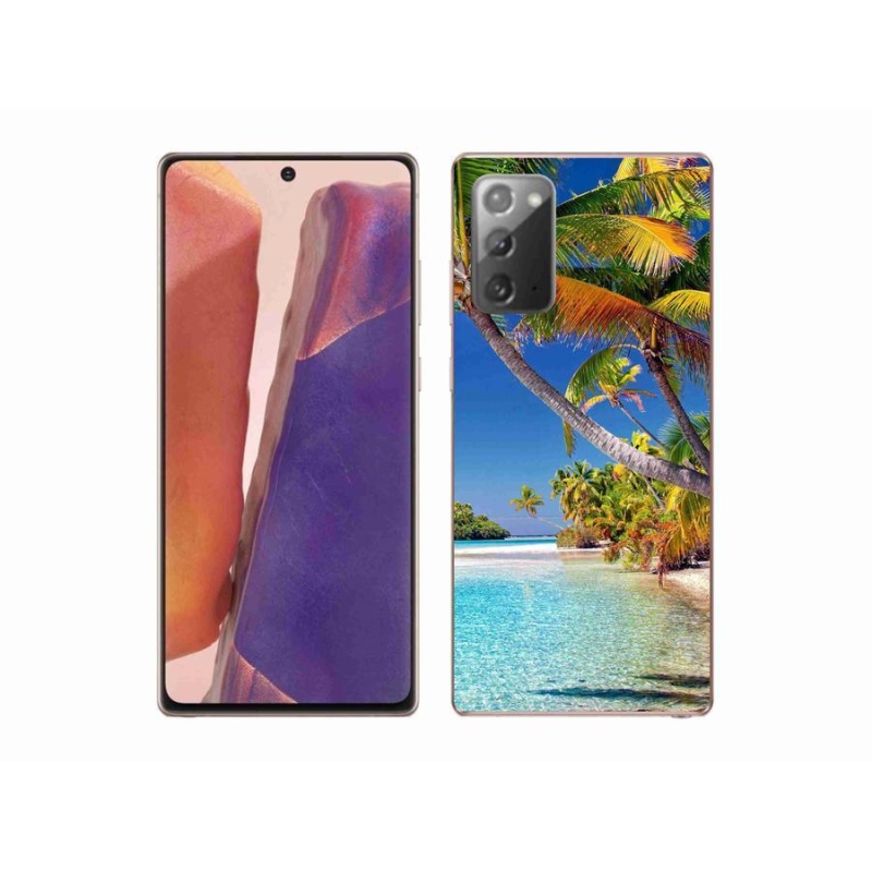 Gelový obal mmCase na mobil Samsung Galaxy Note 20/Note 20 5G - mořská pláž