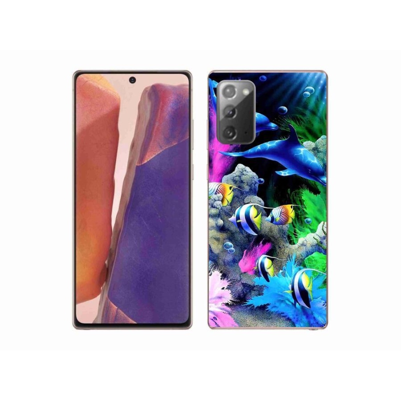 Gelový obal mmCase na mobil Samsung Galaxy Note 20/Note 20 5G - mořský svět