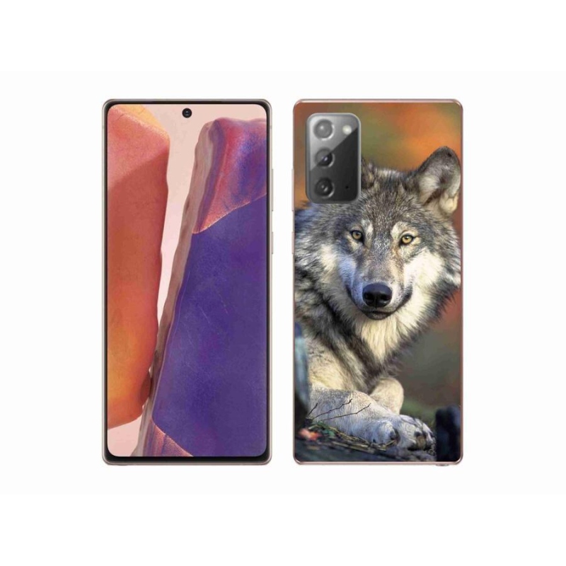 Gelový obal mmCase na mobil Samsung Galaxy Note 20/Note 20 5G - vlk