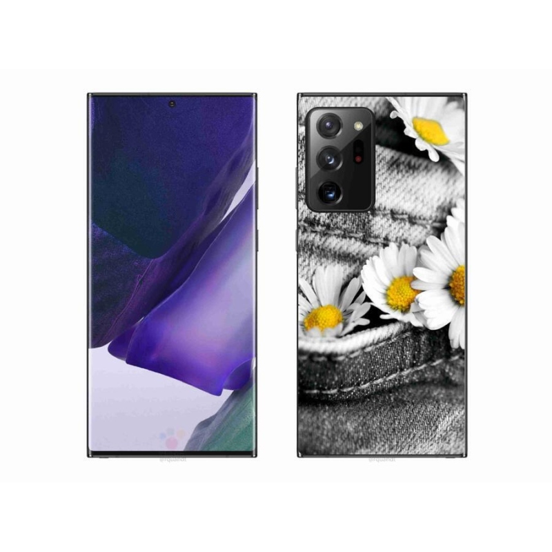 Gelový obal mmCase na mobil Samsung Galaxy Note 20 Ultra - kopretiny