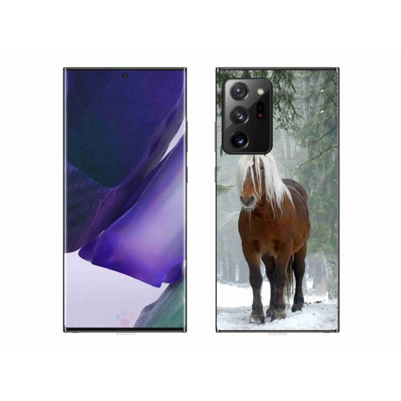 Gelový obal mmCase na mobil Samsung Galaxy Note 20 Ultra - kůň v lese