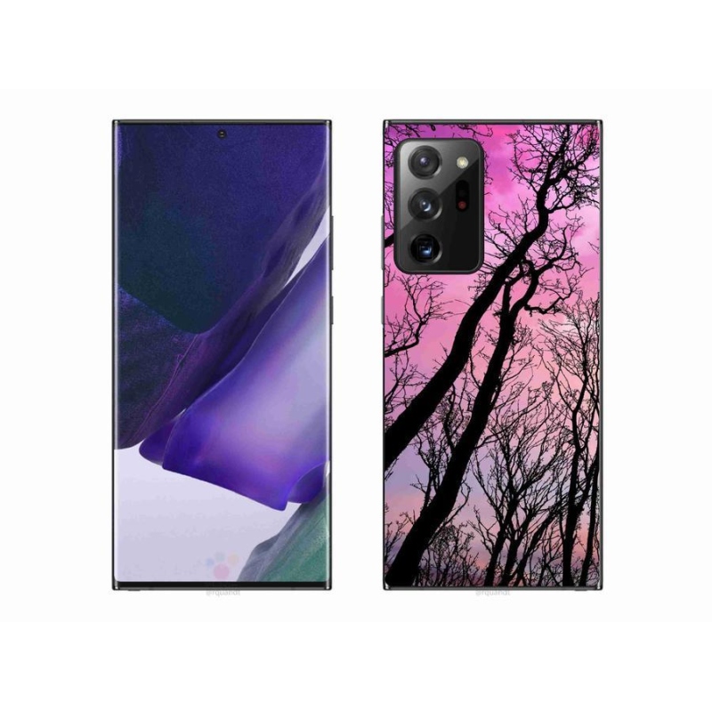 Gelový obal mmCase na mobil Samsung Galaxy Note 20 Ultra - opadané stromy