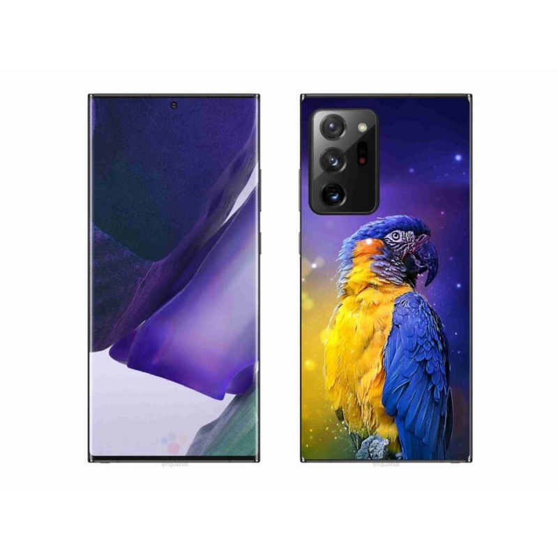 Gelový obal mmCase na mobil Samsung Galaxy Note 20 Ultra - papoušek ara 1