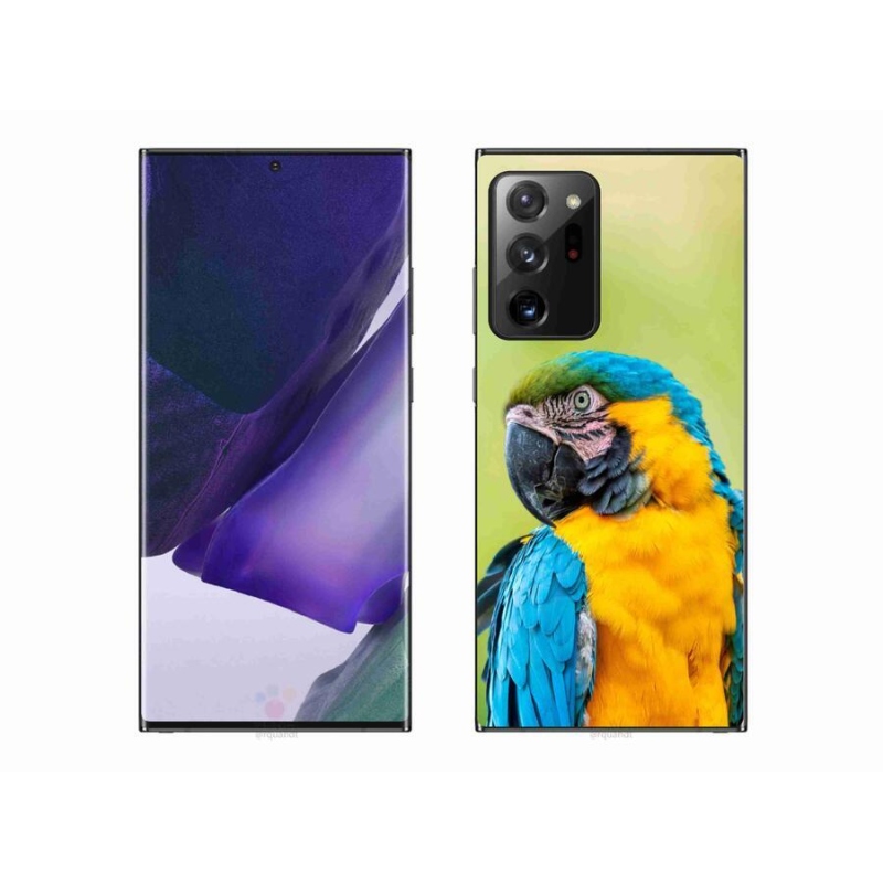 Gelový obal mmCase na mobil Samsung Galaxy Note 20 Ultra - papoušek ara 2