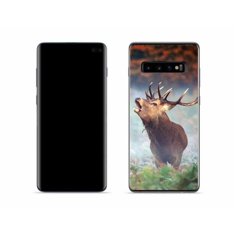 Gelový obal mmCase na mobil Samsung Galaxy S10 - jelen 2