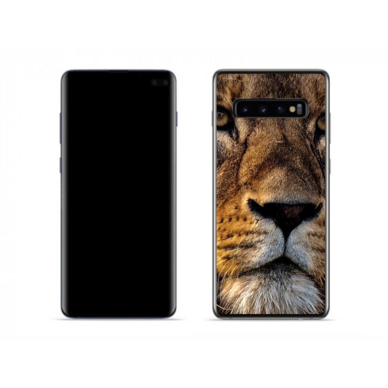 Gelový obal mmCase na mobil Samsung Galaxy S10 - lev
