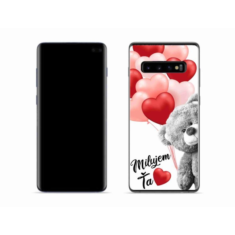 Gelový obal mmCase na mobil Samsung Galaxy S10 - milujem Ťa sk