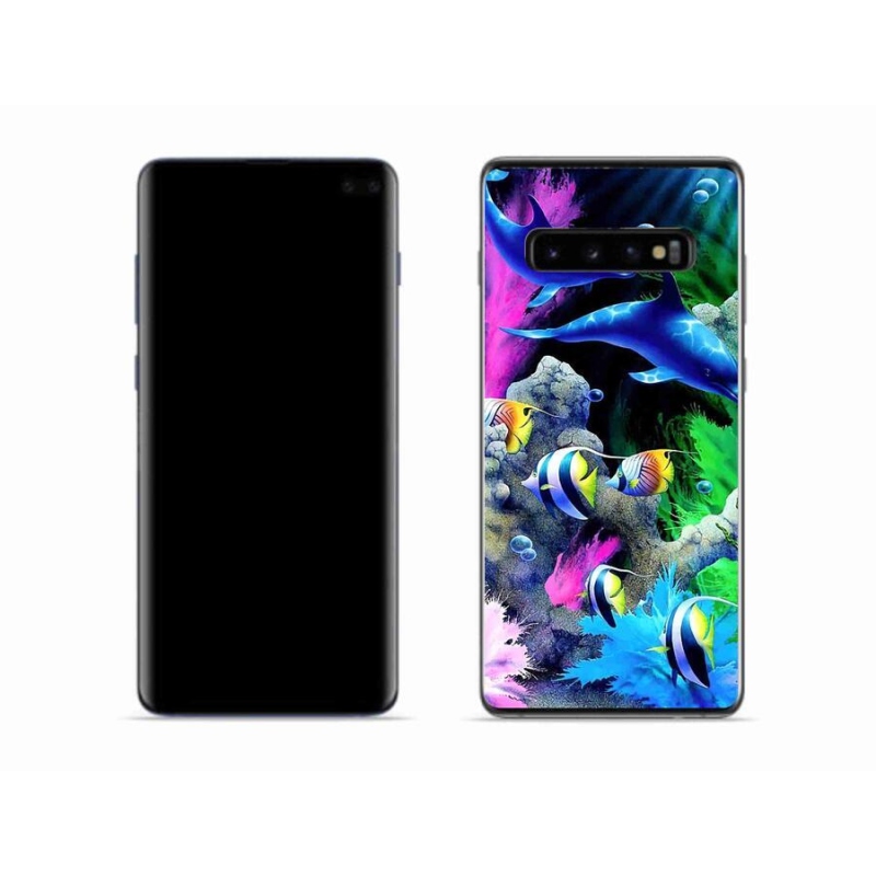 Gelový obal mmCase na mobil Samsung Galaxy S10 - mořský svět