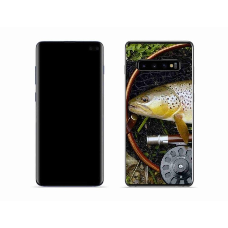 Gelový obal mmCase na mobil Samsung Galaxy S10 - pstruh 2