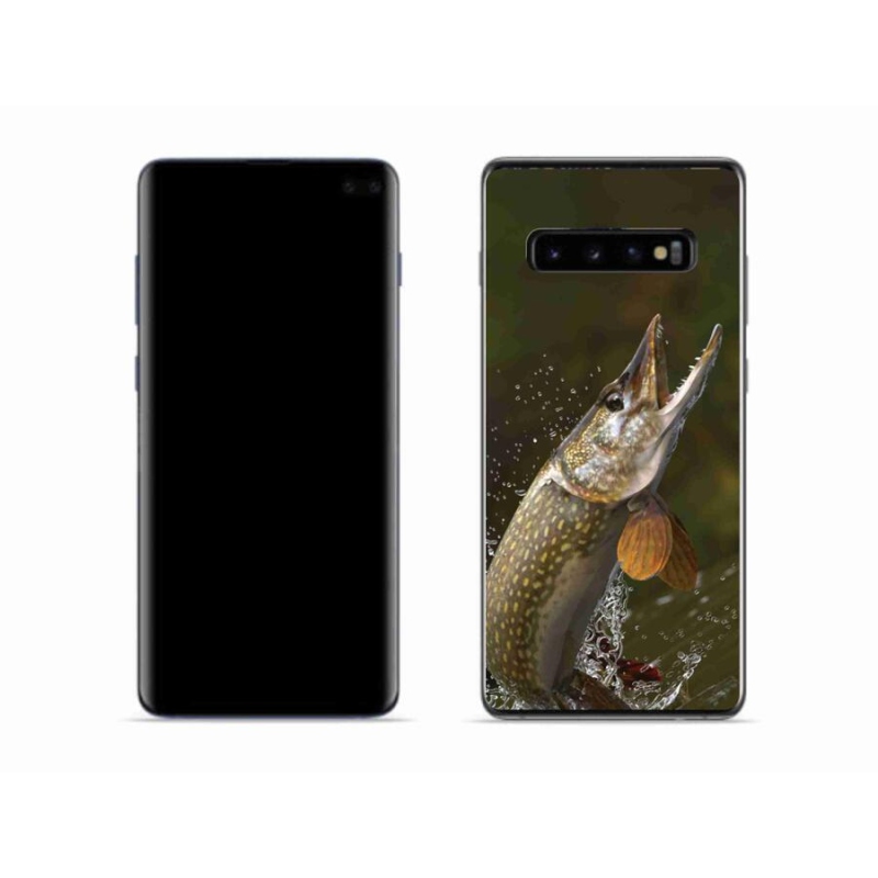 Gelový obal mmCase na mobil Samsung Galaxy S10 - štika