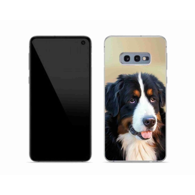 Gelový obal mmCase na mobil Samsung Galaxy S10e - bernský salašnický pes