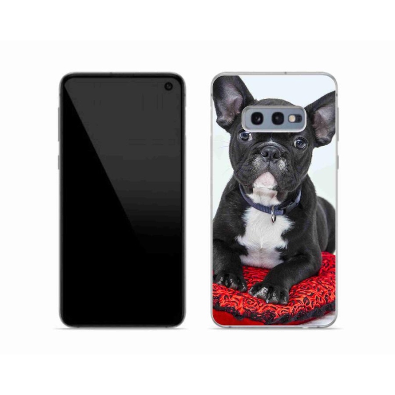 Gelový obal mmCase na mobil Samsung Galaxy S10e - buldok